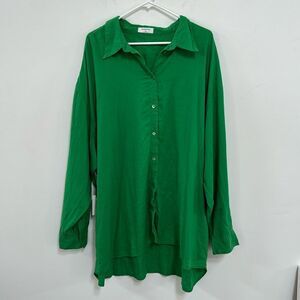 Aritzia Babaton essential oversized button down